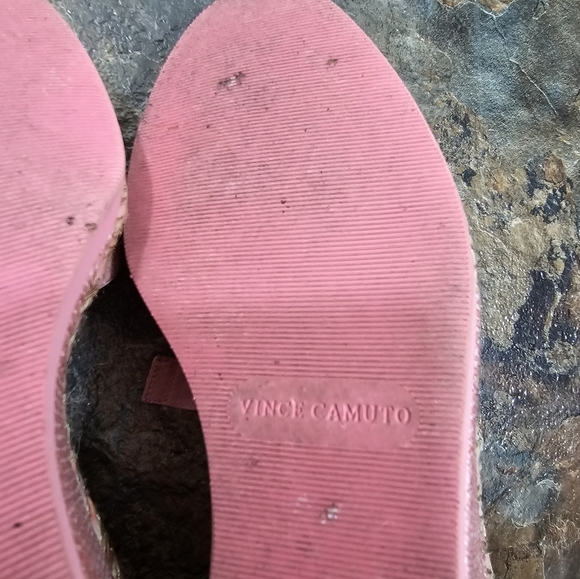 Vince camuto Bendsen pretty pink braided wedges women's size 11 - Picture 11 of 14